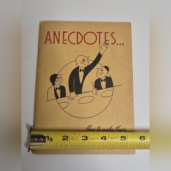 Anecdotes How to Perform them in Public Publisher Maxwell Droker 1935 - Picture 13 of 14